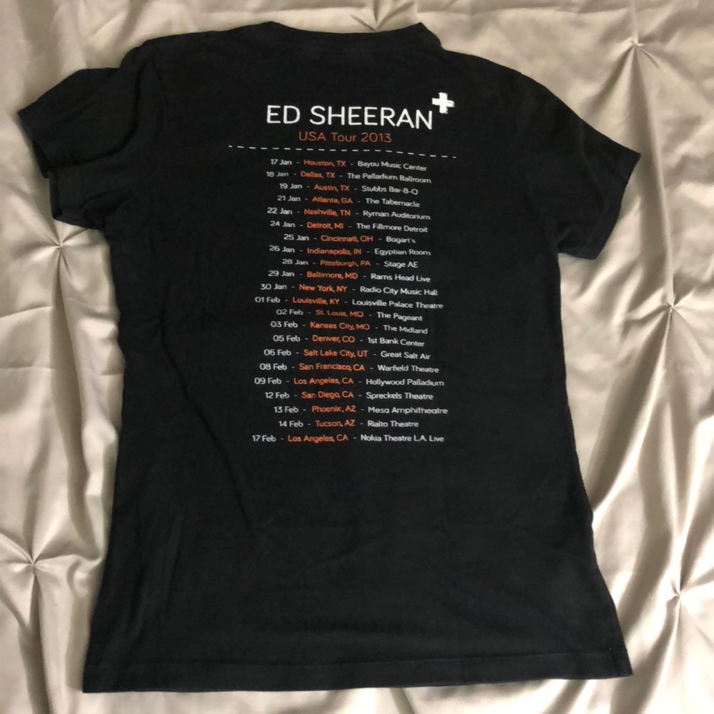 Ed Sheeran 'Play is Now' (Black) T-Shirt